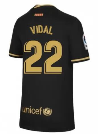 VIDAL 22 Barcelona 20-21 Away Soccer Jersey Shirt